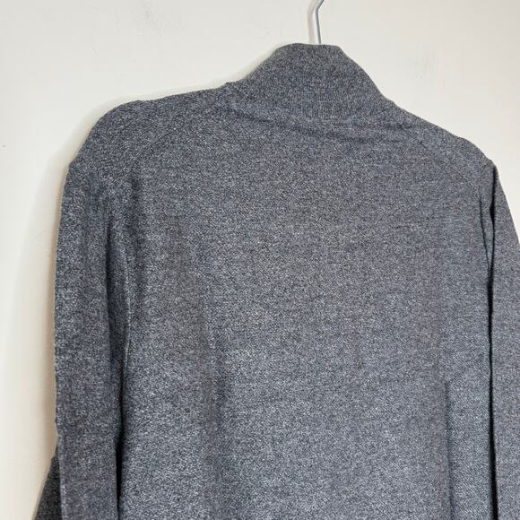 Red Ale Henley Sweater Mock Neck Pullover Gray Charcoal Long Sleeve NWT Size M - Picture 5 of 8
